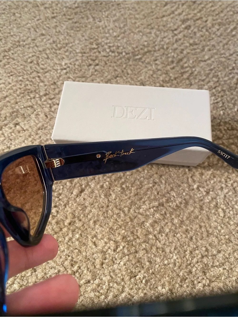 DEZI Backtrack Sunglasses Blue Lens